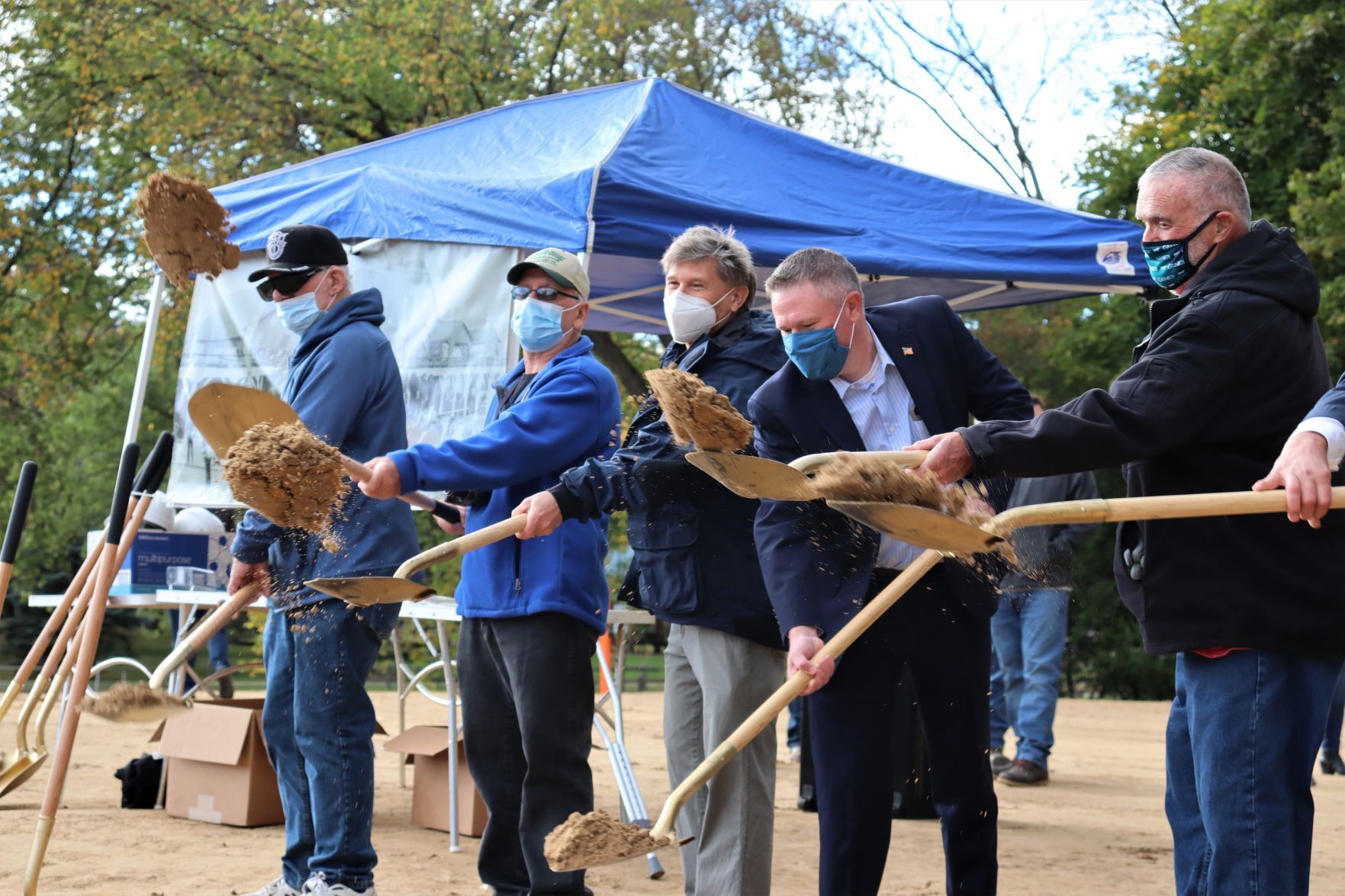 Chippewa Area History Center groundbreaking